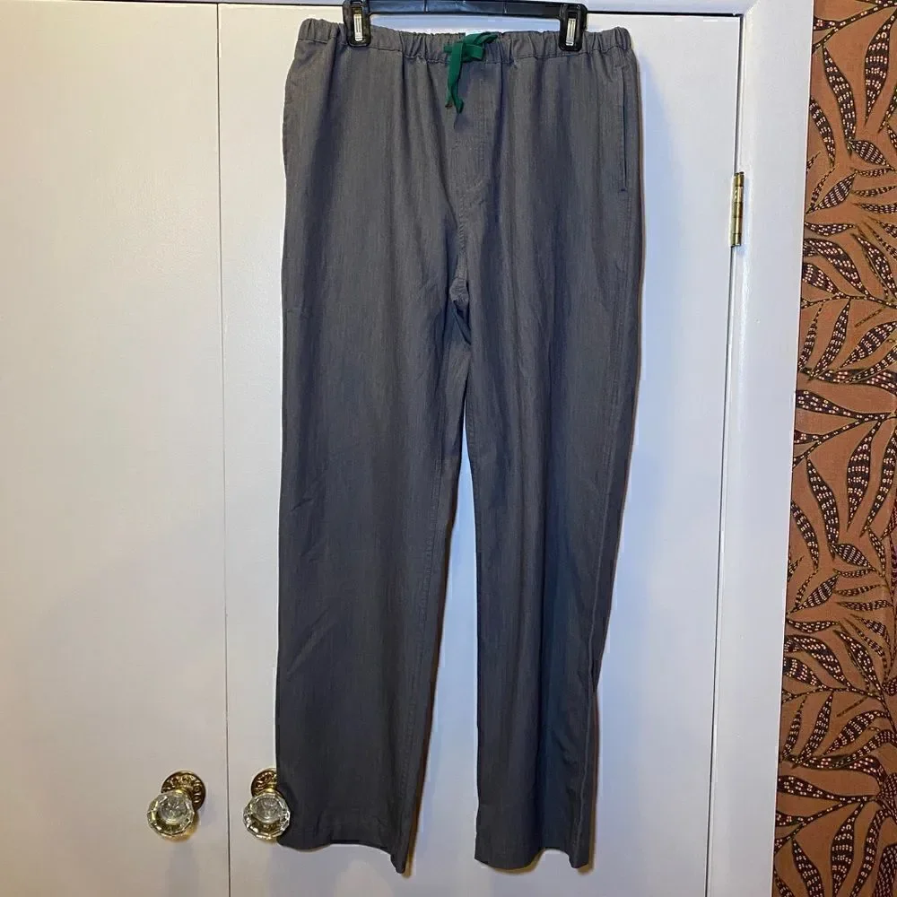 FIGS Pisco Basic Scrub Pants Graphite Gray Men’s Size Large Style FM4500